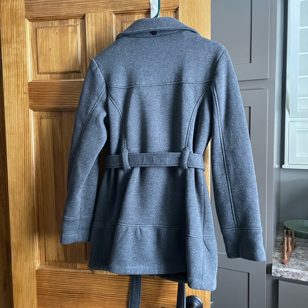 Women’s size medium coat. Charcoal gray